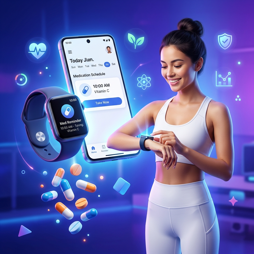 App de Recordatorio de Medicamentos - Interfaz Moderna